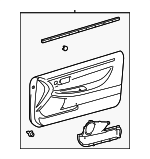 6761006420B0 - : 1999-2001 Toyota Solara - Door Trim Panel for Toyota: Solara Image