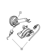 4793525AH - Electrical: Horn And Bracket for Mopar Image image