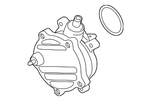11668605976 - Emission System: A.I.R Pump for BMW: 530i, 540i, 550i, 550i GT, 550i GT xDrive, 550i xDrive, 650i, 650i Gran Coupe, 650i xDrive, 650i xDrive Gran Coupe, 750i, 750i xDrive, 750Li, 750Li xDrive, Alpina B6 xDrive Gran Coupe, Alpina B7, Alpina B7 xDrive, Alpina B7L, Alpina B7L xDrive, M5, M6, M6 Gran Coupe, X5, X6 Image
