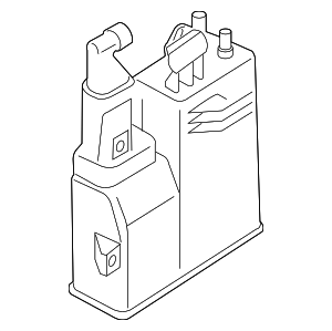 16137224859 - Emission System: Vapor Canister for BMW: 740i, 740Ld xDrive, 740Li, 740Li xDrive, 750i, 750i xDrive, 750Li, 750Li xDrive, 760Li, Alpina B7, Alpina B7 xDrive, Alpina B7L, Alpina B7L xDrive Image
