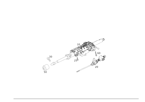 Steerg. Column Jacket Tube & Steerg. Shaft for 2021 Mercedes-Benz AMG GT C #0