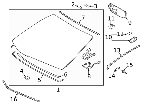 Reveal Moldings for 2019 Lexus LS500 #0