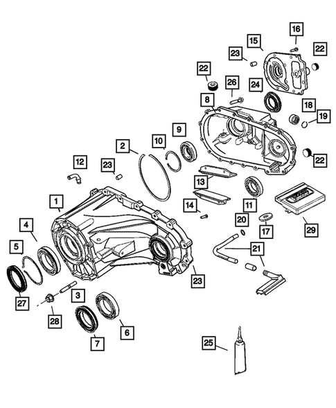 Case and Related Parts for 2007 Jeep Commander #0