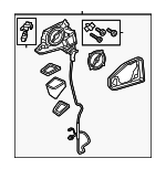 4M1857409BS9B9 - Body: Mirror Assembly for Audi: Q7, SQ7 Image