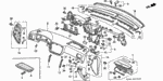 90101S03900 - Interior/Bumper: SCREW, TAPPING (4X16) for Honda Image