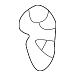 9046706015C0 - Body: Bumper Cover Clip for Lexus: GS300, GS400, GS430 Image