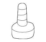 90467A0008 - Body: Bumper Cover Clip for Lexus: ES300, ES330, GS300, GS350, GS400, GS430, GS460, GX470, IS F, IS250, IS350, LS430, LS460, LX470, RX300, RX330, RX350, RX400h, SC300, SC400 Image