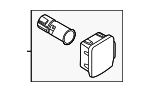 OUT1 - Electrical: Motorcraftâ„¢ 12 Volt Accessory Power Outlet for Ford Image