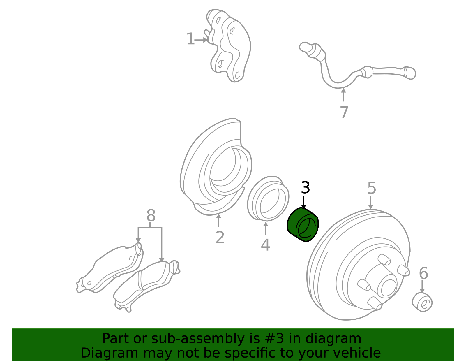 Front Inner Wheel Bearing 00457196 | OEM Parts Online
