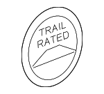 68377463AB - Body: Medallion for Jeep: Grand Cherokee, Grand Cherokee L Image