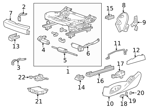 Tracks & Components for 2017 Cadillac XTS #0