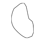 LF0315165A - Cooling System: Thermostat Unit Gasket for Mazda: 3, 5, 6, B2300, CX-7, MX-5 Miata, Tribute Image