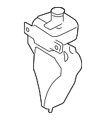 L5A315351A - Belts &amp; Cooling: Engine Coolant Reservoir for Mazda Image