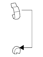 L5B115182 - Cooling System: Rear Hose Clamp for Mazda: 6 Image