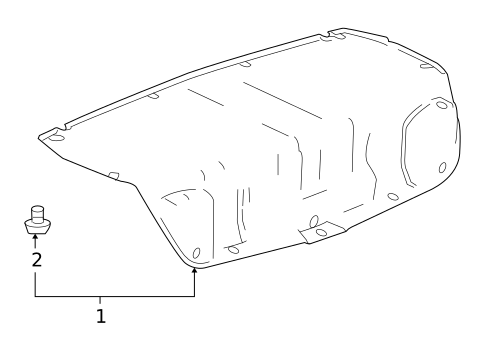 Interior Trim - Trunk for 2004 Cadillac XLR #0