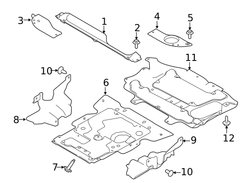 Under Cover & Splash Shields for 2023 Land Rover Discovery #0
