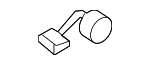 PAB25314401 - Exhaust: Front Muffler Bracket for Porsche Image