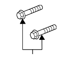 N10672001 - Exhaust: Bracket Bolt for Porsche Image