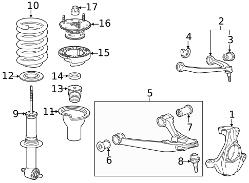 Suspension Components for 2019 Chevrolet Silverado 1500 LD #4