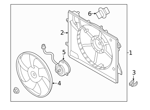 Cooling Fan for 2018 Hyundai Sonata #0