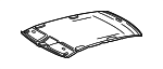 20869003507D48 - Body: Headliner for Mercedes-Benz Image