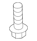 30776072 - Body: Air Guide Screw for Volvo: C40 Recharge, EC40, EX90, S60, S60 Cross Country, S80, S90, V60, V60 Cross Country, V90, V90 Cross Country, XC40, XC40 Recharge, XC60, XC70, XC90 Image