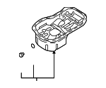 MN149374 - : Oil Pan for Mitsubishi: Eclipse, Galant Image