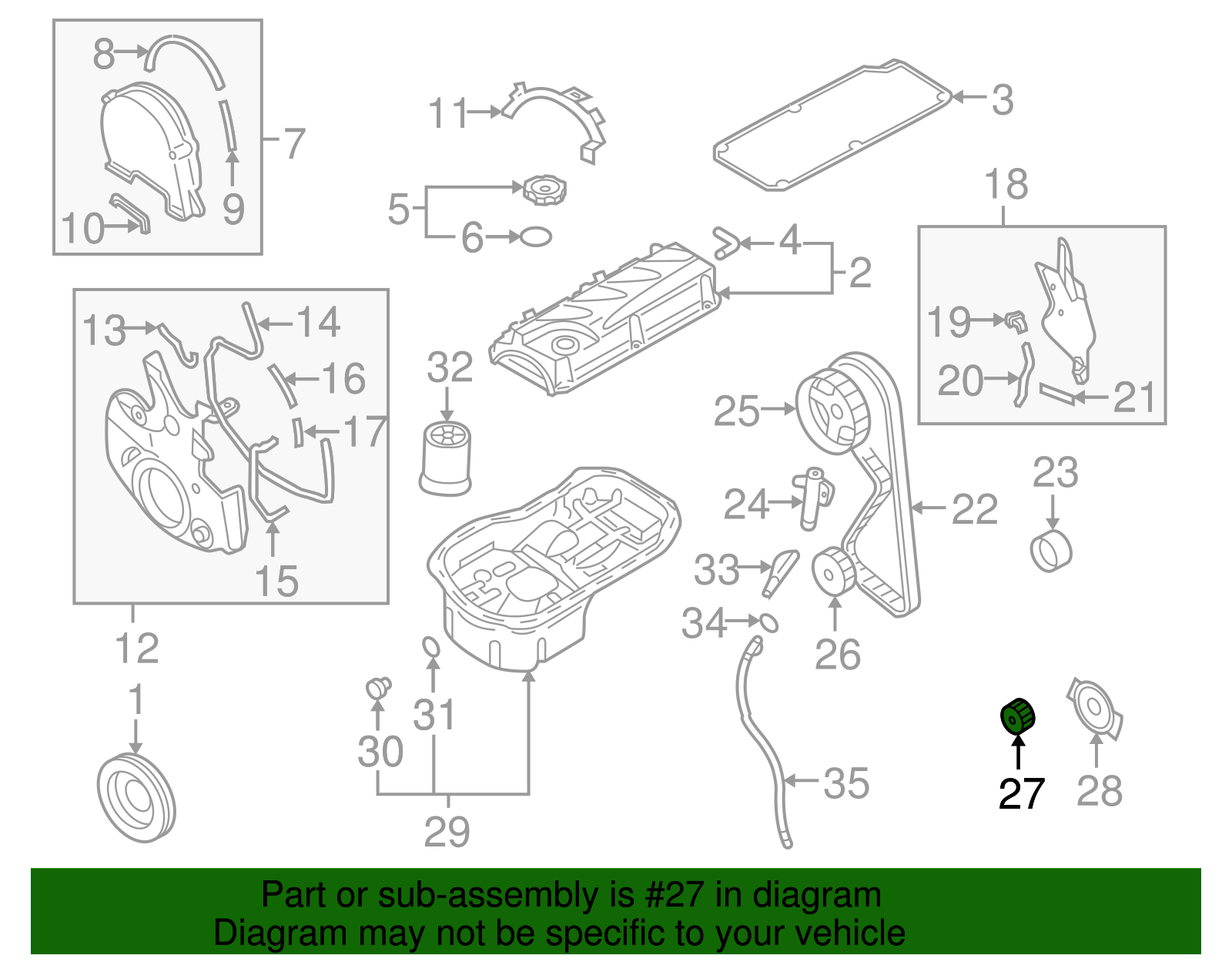 2004-2012 Mitsubishi Oil Pump Gear 1130A097 | OEM Parts Online