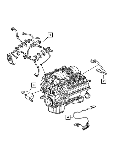Wiring-Powertrain for 2011 Chrysler 300 #0