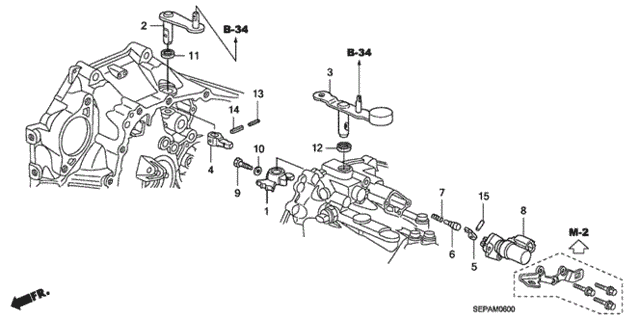 MT Shift Arm for 2008 Acura TL #0