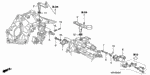 24411R08000 - Transmission - Manual: ARM, SHIFT for Acura Image