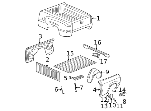 Box Assembly for 2002 Chevrolet Silverado 1500 #2