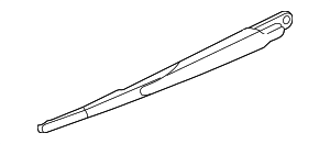 61622754287 - Body: Back Glass Wiper Arm for Mini Image
