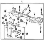 25739465 - Body: Mount Panel for Oldsmobile: Aurora Image