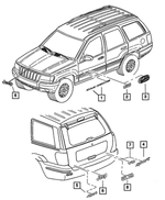 55155621 - Exterior Ornamentation: Nameplate for Mopar Image