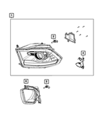 L003757KAX - Electrical: Headlamp Bulb for Mopar Image