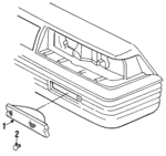 929843 - Electrical: Park/Turn Lamp for Buick: Century Image