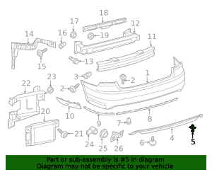 2012-2025 Volkswagen Spoiler Rivet WHT-005-263 | OEM Parts Online