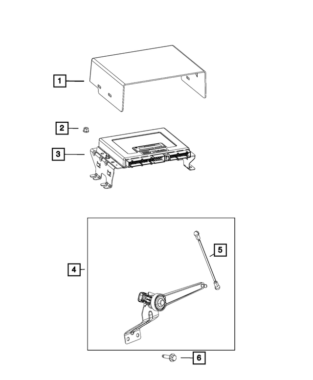 68184593AB - Rear Suspension: Module Cover for Mopar Image