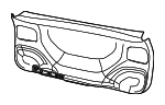 6AV27PS4AE - Body: Lift Gate Trim for Jeep: Cherokee Image