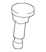 7687958010 - Body: Rear Spoiler Retainer Clip for Toyota Image