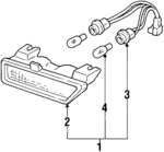 34270SH5A01ZA - Electrical: High Mount Lamp for Honda: Civic Image