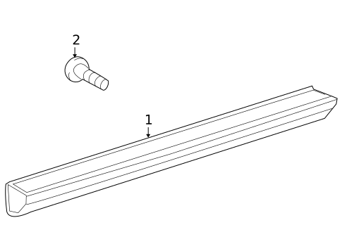 High Mounted Stop Lamp for 2017 Lexus GX460 #0