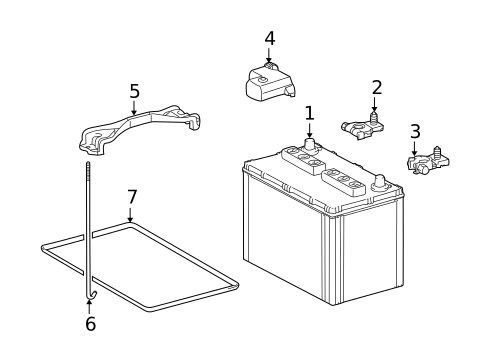 Battery for 2020 Lexus GX460 #0