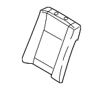 52207021769 - Body: Seat Back Cover for BMW: 745i, 745Li, 750i, 750Li, 760i, 760Li Image