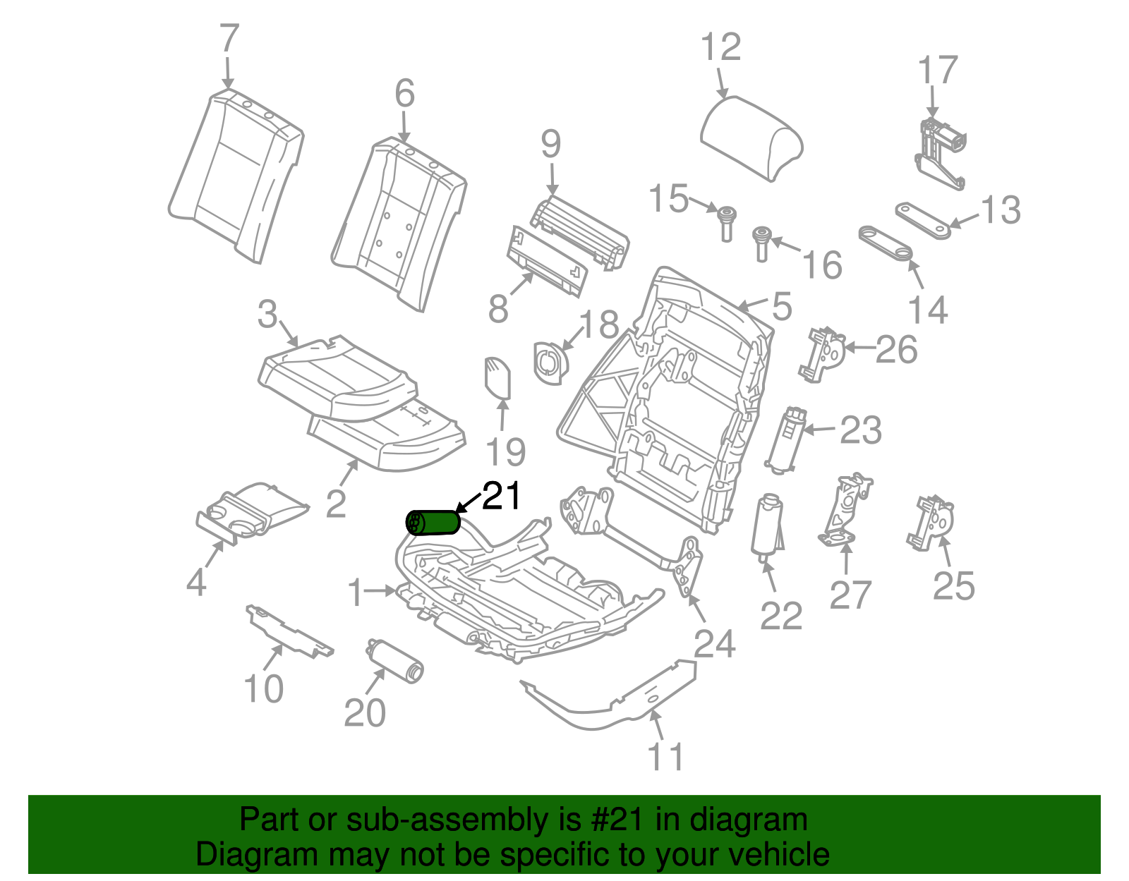 Adjust Motor - BMW (67-31-7-070-488)