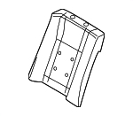 52207007265 - Body: Seat Back Pad for BMW: 745i, 745Li, 750i, 750Li, 760i, 760Li, Alpina B7 Image