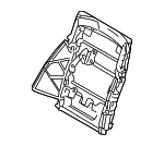 52207070485 - Body: Seat Back Frame for BMW: 745i, 745Li, 750i, 750Li, 760i, 760Li, Alpina B7 Image