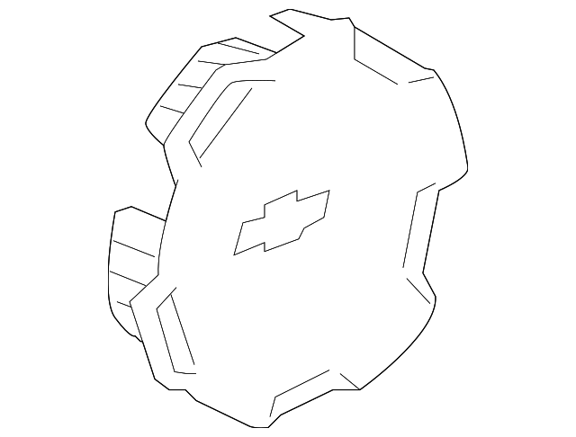 2007-2014 Chevrolet Button Style Center Cap with Bowtie Logo 09596007 ...