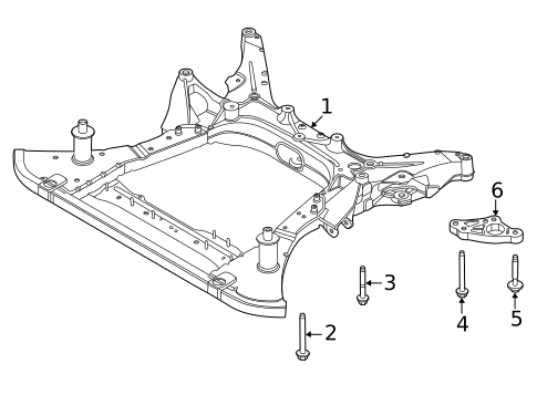 Suspension Mounting for 2022 Ford Mustang Mach-E #1